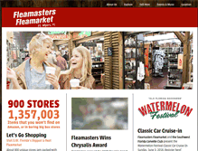 Tablet Screenshot of fleamall.com